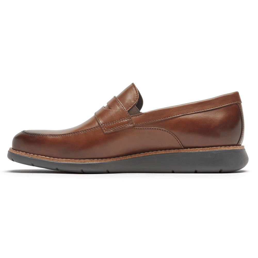 Zapatos De Vestir Rockport Hombre Mexico - Total Motion Sport Penny Marrom - LYKTR4189